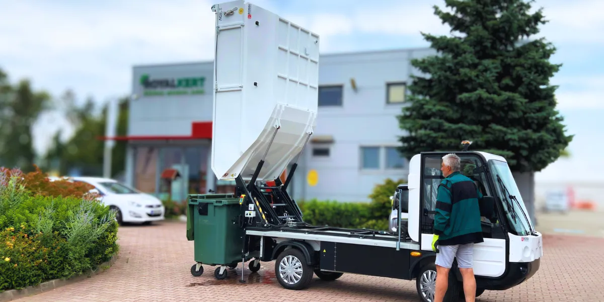 esagono gastone elektromos kisteherautó