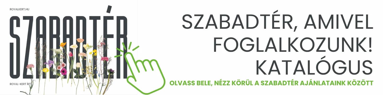 Szabadtér katalógus, amivel foglakozunk, köztér ajánlataink egy helyen, lapozz bele!