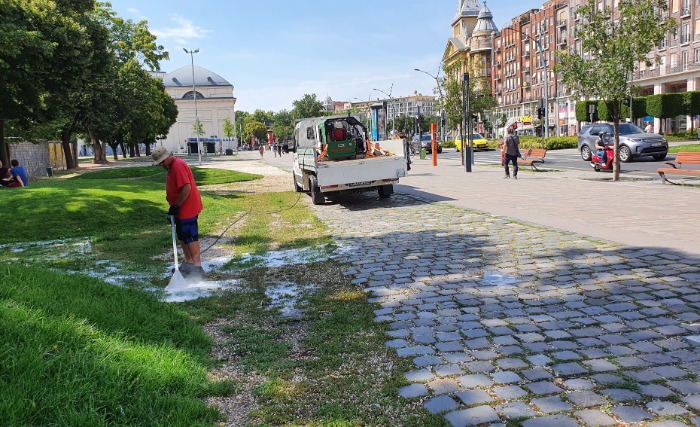 Foamstream – vegyszermentes gyomirtás és nagynyomású forróvizes mosás