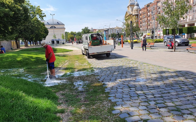 Foamstream – vegyszermentes gyomirtás és nagynyomású forróvizes mosás