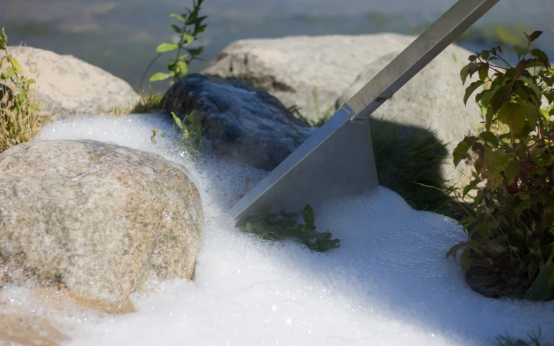 Foamstream működés közben és hatékonyság (1)