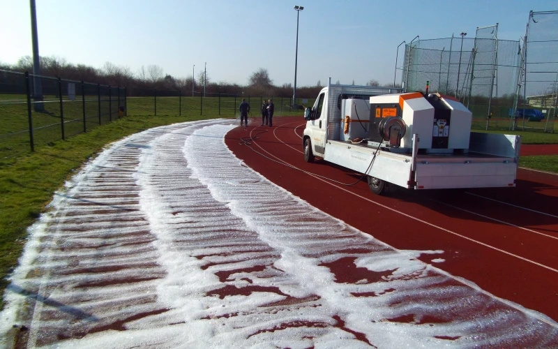 Foamstream működés közben és hatékonyság (1)