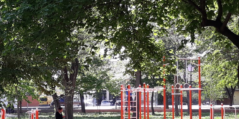Köztéri fitnesz és street workout park Mohácson