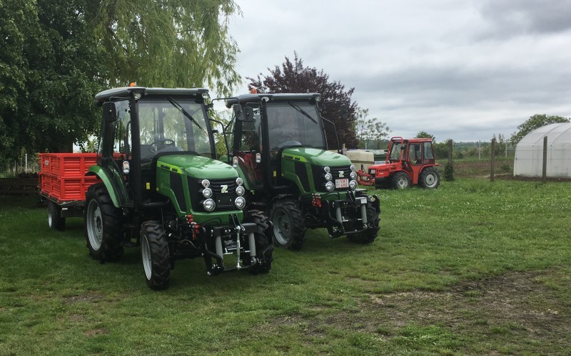 Nagyrada és Garabonc 50LE, kabinos ZOOMLION traktorai