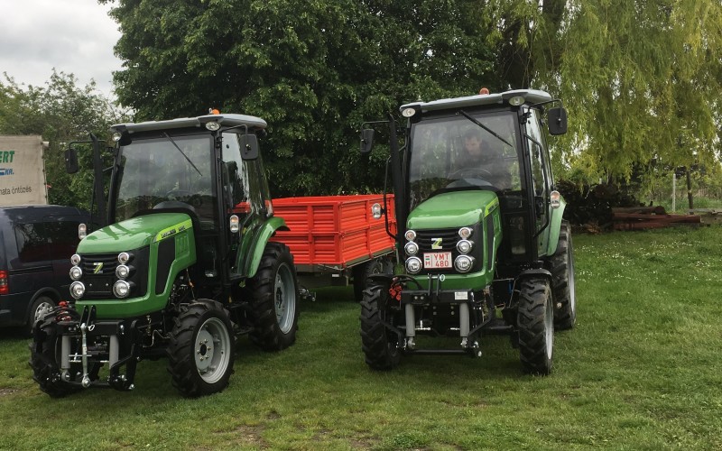 Nagyrada és Garabonc 50LE, kabinos ZOOMLION traktorai