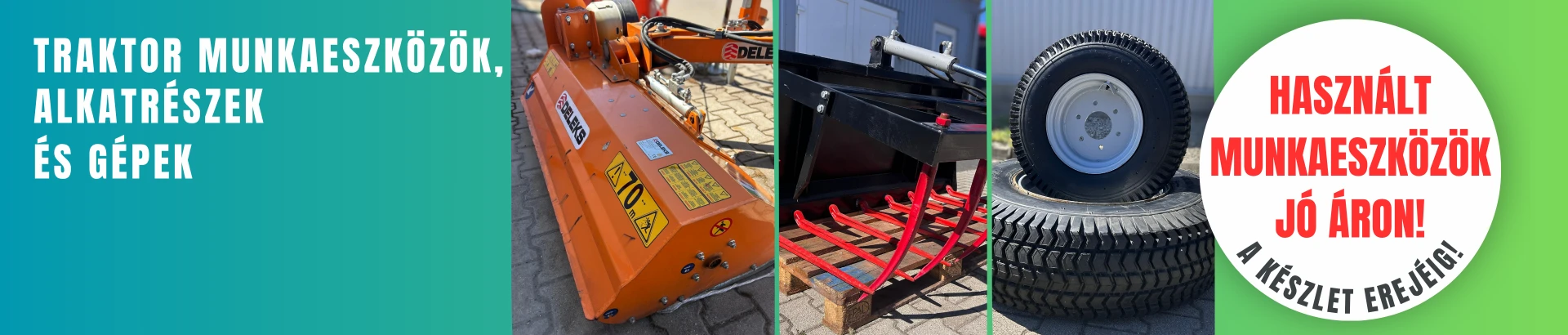 használt munkaeszközök