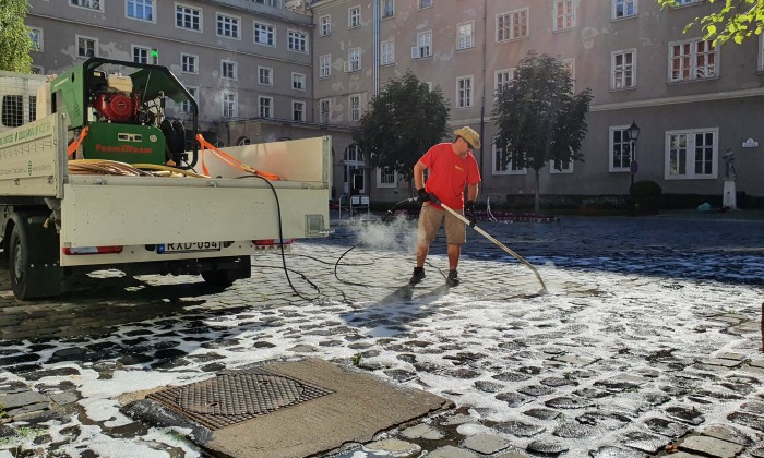 Foamstream - vegyszermentes gyomirtás