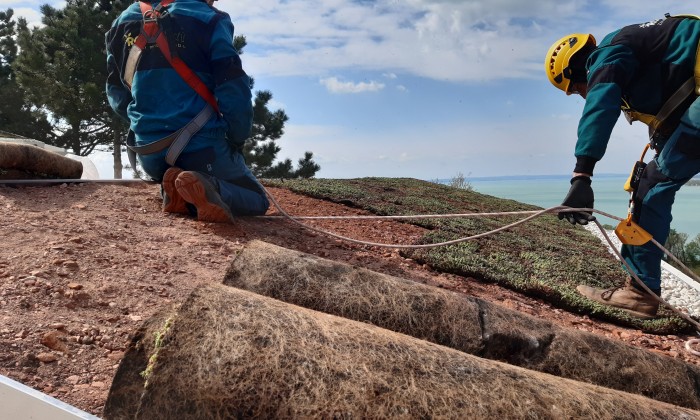 Balatonfűzfő- A lejtőtető