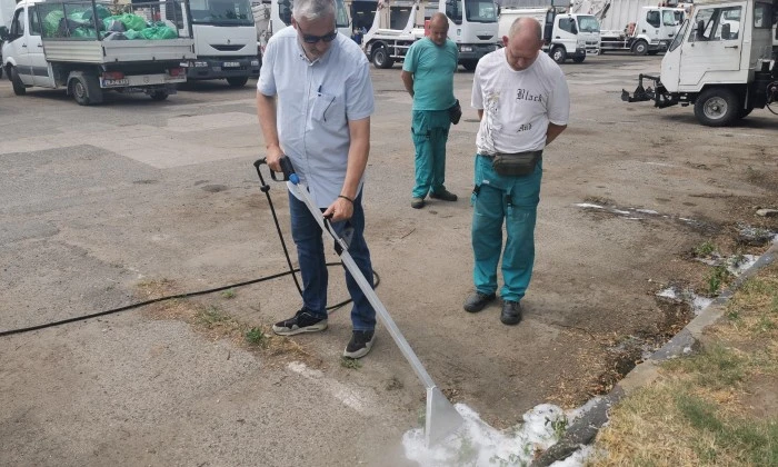 Foamstream vegyszermentes gyomirtó és fertőtlenítő berendezés