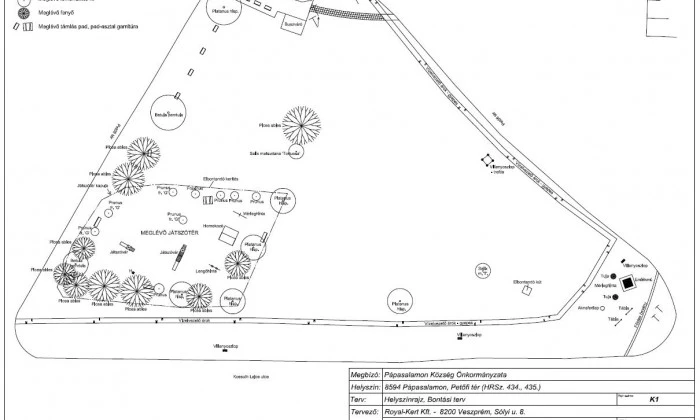 Pápasalamon Petőfi tér - Településközponti park_0
