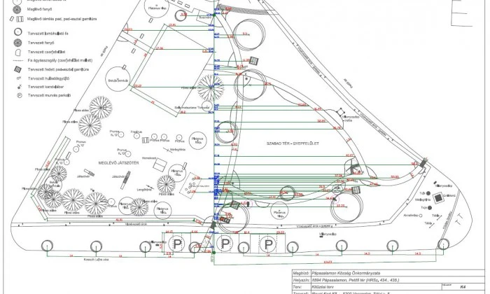 Pápasalamon Petőfi tér - Településközponti park_3