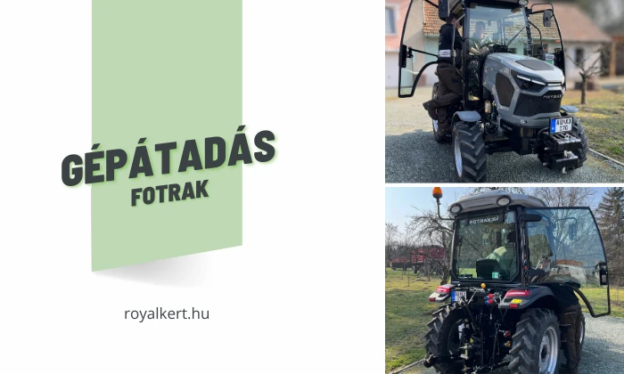 FOTRAK ME254C átadás Répcevisen