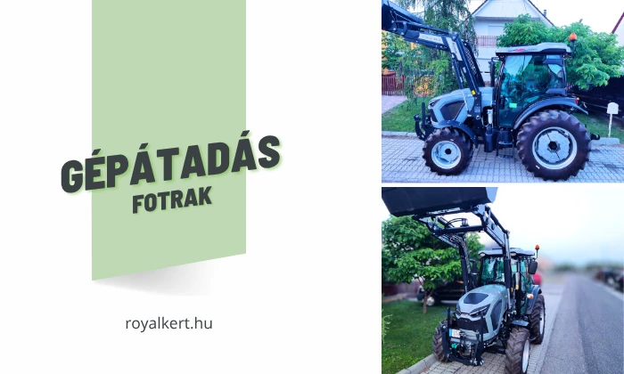 FOTRAK MK754C homlokrakodós traktor átadása Kiskőrösön