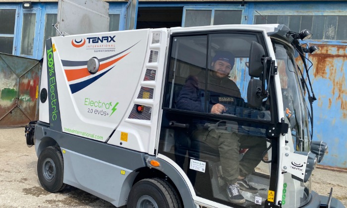 Tenax Electra 2.0 evos seprőgép átadás-VÜZ Keszthelyi Városüzemeltető Egyszemélyes Nonprofit Kft.