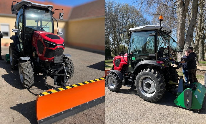 Kemenespálfa – ME254C traktor gépátadás az önkormányzat részére