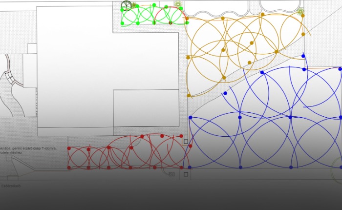 Öntözőrendszer tervezés