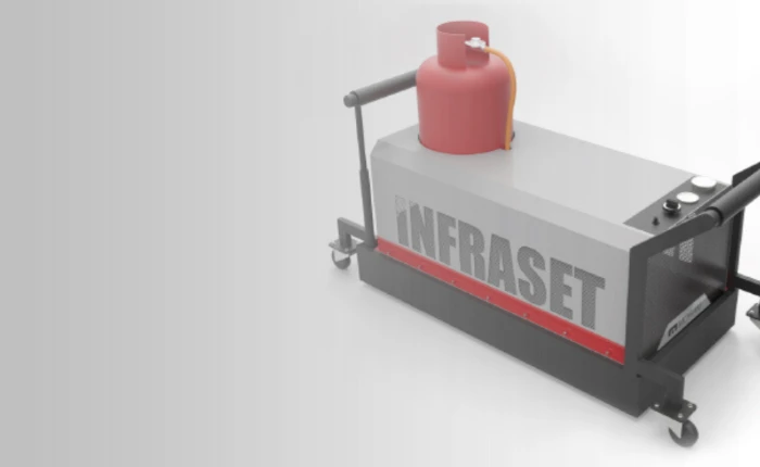Infraset kátyújavító - Infrasugárzó TPS 15